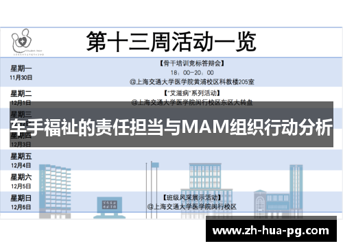 车手福祉的责任担当与MAM组织行动分析
