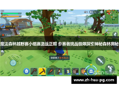 魔法森林越野赛小组赛激战正酣 参赛者挑战极限探索神秘森林奥秘